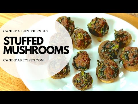 Candida Diet Recipes | Very Easy Stuffed Mushrooms Recipe